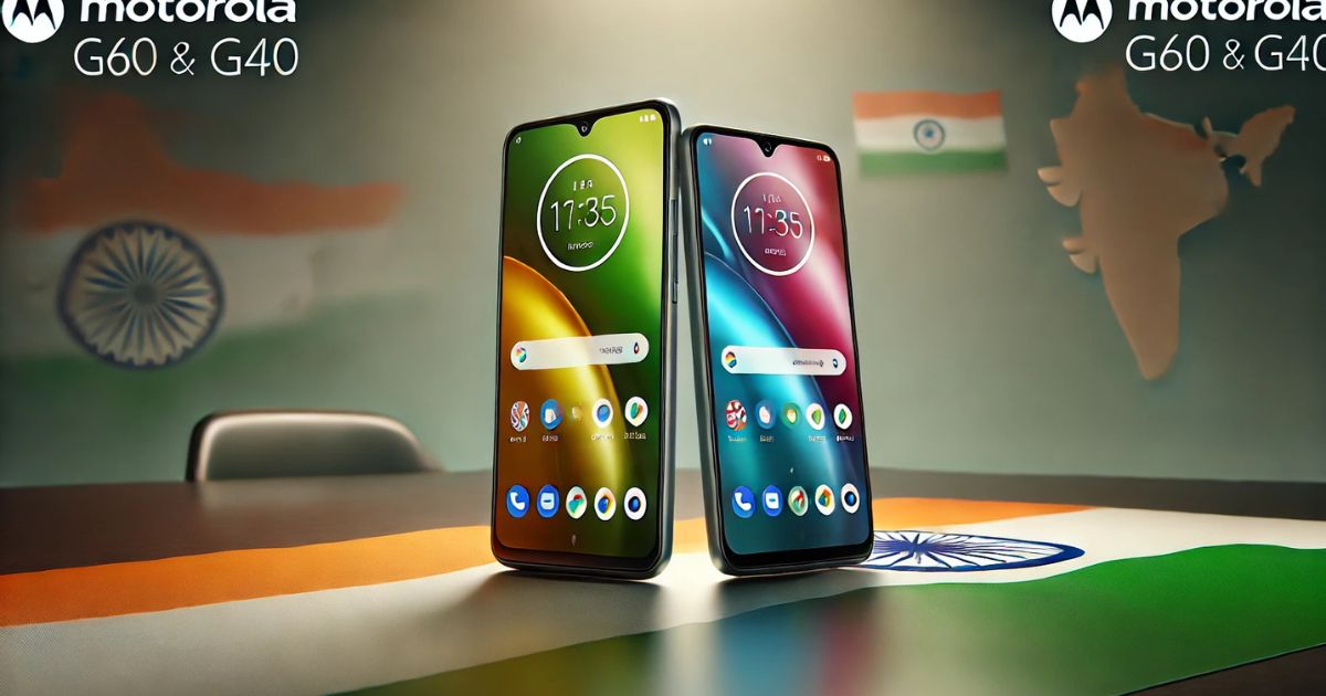 Motorola G60 and G40 Launched in India