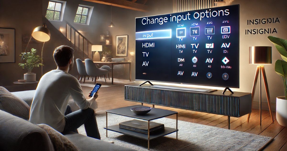 Insignia TV Input Change Without a Remote